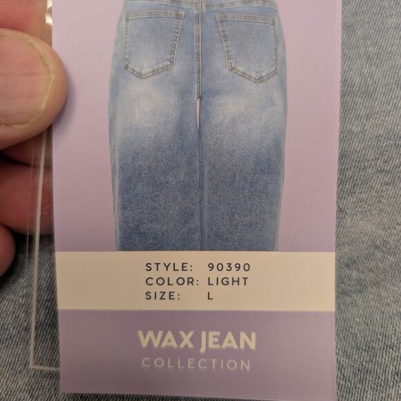 Women's WAX Jean Wide Leg Jorts Light blue Size Multipule - Picture 5 of 8